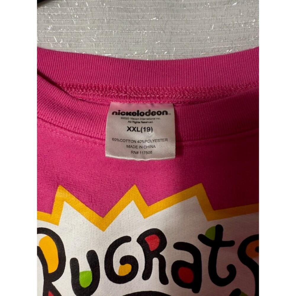 NICKELODEON PINK RUGRATS SWEATSHIRT SIZE 2XLARGE - Picture 4 of 5
